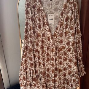 NWT Free people tunic shirt dress small